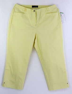 Hose Gr. 20 Gelb Damenhose Capri-Pants RPW