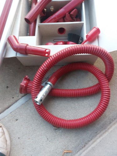 Kirby Classic Vacuum Cleaner Accessories Kit Red Vintage Attachments Clean READ - Picture 6 of 9