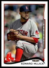 2014 Topps Update #US-161 Edward Mujica Boston Red Sox Baseball