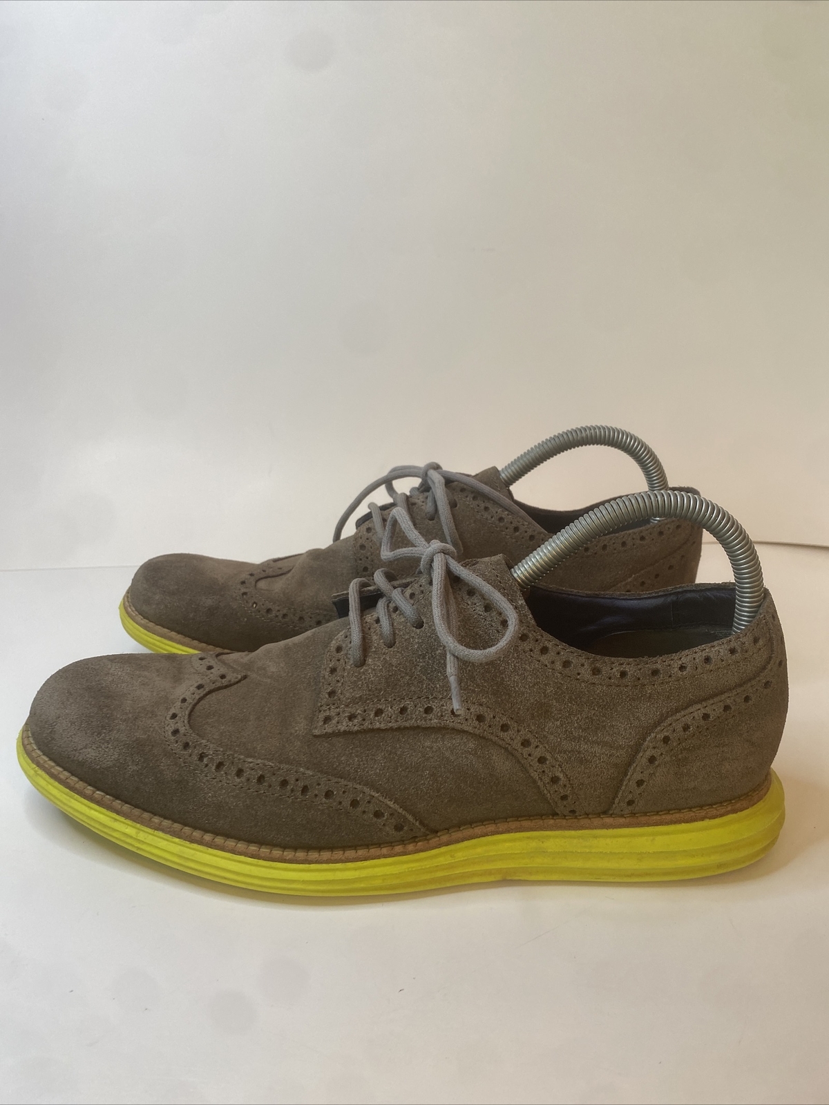 SAOLA Scarpe Cole Haan Cole Haan Lunargrand marroni con suola gialla uomo 10 C11095
