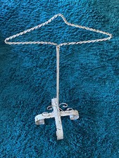 Vintage Twisted Iron Department Store Clothing Rack Antique Vintage Display Rack