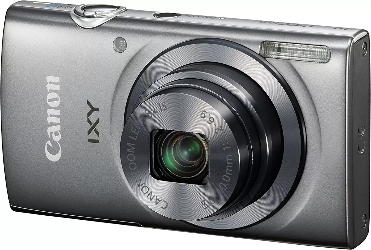 Canon Digital Camera IXY160 Silver 8x optical zoom IXY160 SL | eBay