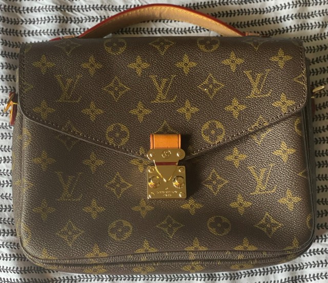 Louis Vuitton Pochette Metis Crossbody Brown Canvas for sale online | eBay