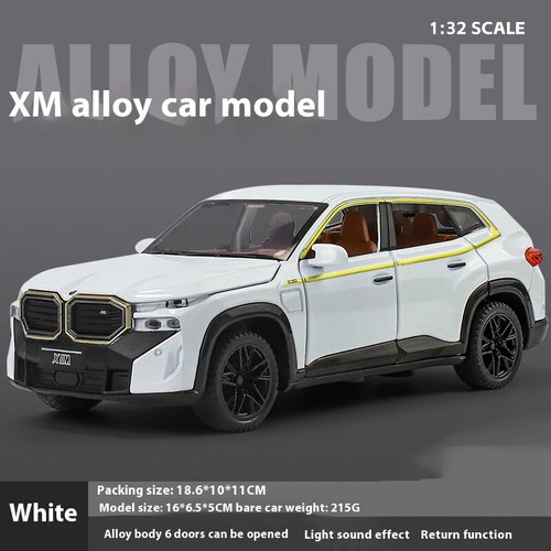 1:32 BMW XM Off Road SUV Toy Vehicle Alloy Metal Diecast Car Model Sound & Light - Picture 7 of 27