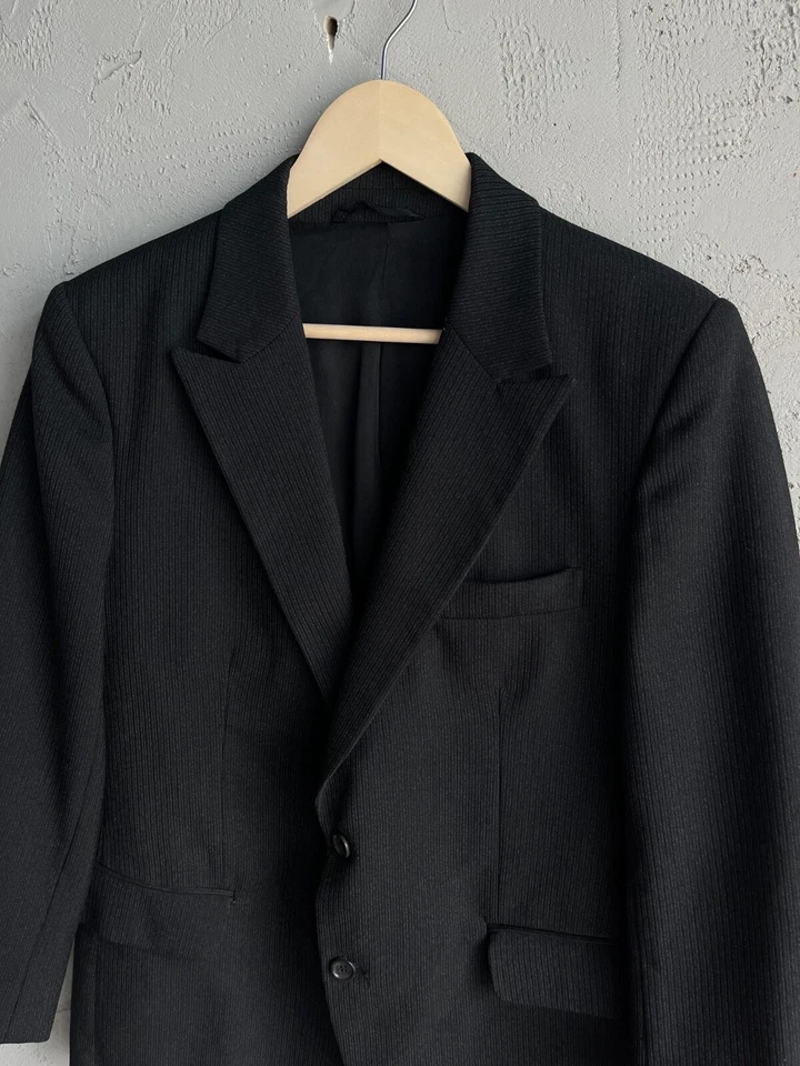 Chaqueta Blazer Gucci Hombre Negra Italia Vintage Foto 2 de 4