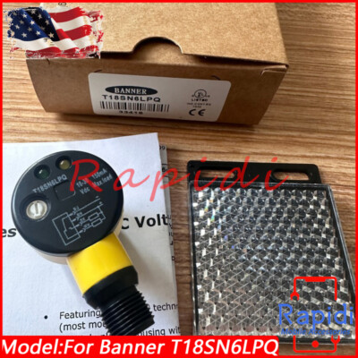 Photoelectric Switch Sensor For Banner Engineering T18SN6LPQ 10-30VDC NPN