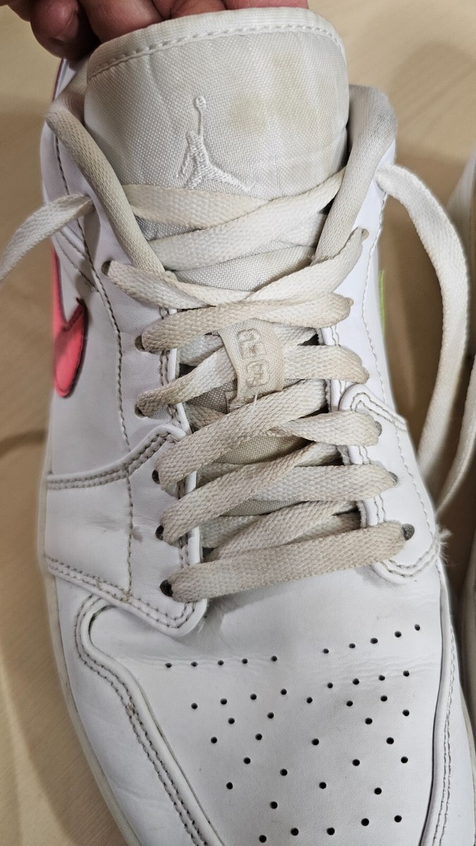 スニーカー NIKE Air Jordan 1 Low 'Multi-Color Swoosh' 2020 SS 20 Jordan 1 Low White Multi-Color Swoosh Men's - CW7033-100 - US