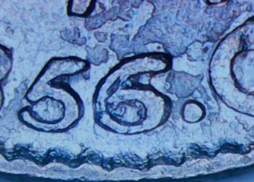 Mexico 1856/5 Mo GF 1/2 Real - Picture 3 of 3