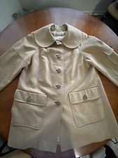 Harrods Original Brando Cream Overcoat Womens (l)