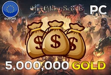 Elder Scrolls Online ESO - 5M Million Gold - PC EU Europe - Fast Delivery