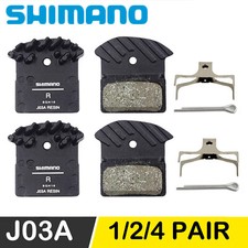 1/2/4 pair Shimano J03A Resin Cooling Fin IceTech Disc Brake Pads XTR SLX Deore