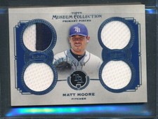 2013 Topps Museum Collection Primary Pieces Quad Relics #PPQR-MM: MATT MOORE /99