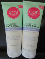 2 EOS Shea Better Shave Shaving Cream Sensitive Skin Colloidal Oatmeal 7 oz
