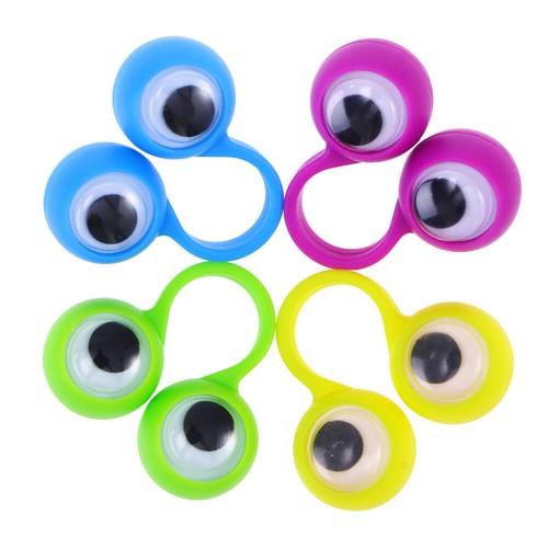 Wiggly Eyeball Finger Puppet Eye Rings Puppet Wiggly Eye Puppets Party Favors - Picture 10 of 12