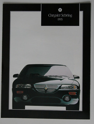 CHRYSLER SEBRING 1995 dealer brochure - French - Canada - ST501000218 
