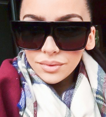 AIRE - Whirlpool - Occhiali Da Sole Aviatore Oversize Nero Con Lenti Tinte Color Cuoio - Foto 5