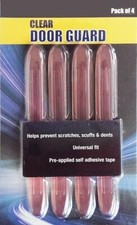 4 x CLEAR Flexible Rubber Door Boot Guard Protectors (DG06) fits Classic (T)