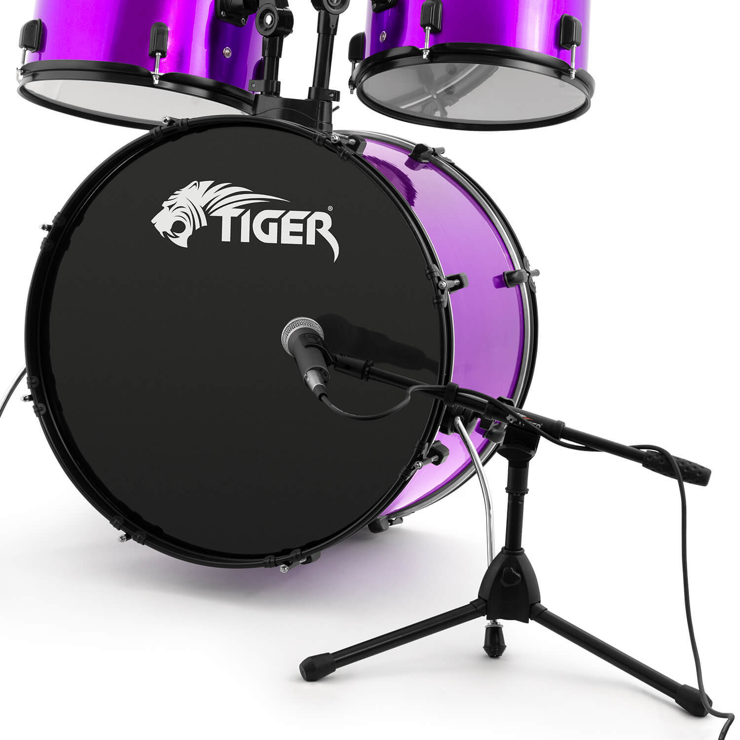 Tiger Low Level Floor, Desktop Microphone Stand, Bass Drum, Guitar Cab