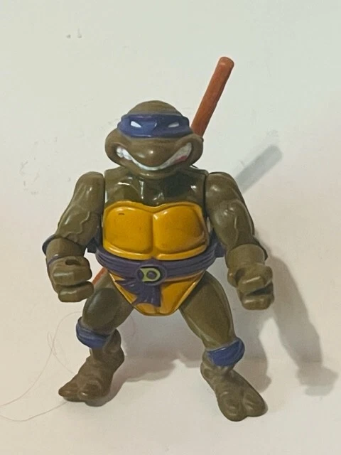 Figura Tortuga Ninja Adolescente Mutante TMNT De Colección Playmates Donatello 1988 Bo Staff Foto 2 de 4