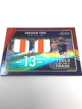 ABRAHAM TORO Panini Absolute 2022 Tools of the Trade 10/99 RED MARINERS / ASTROS