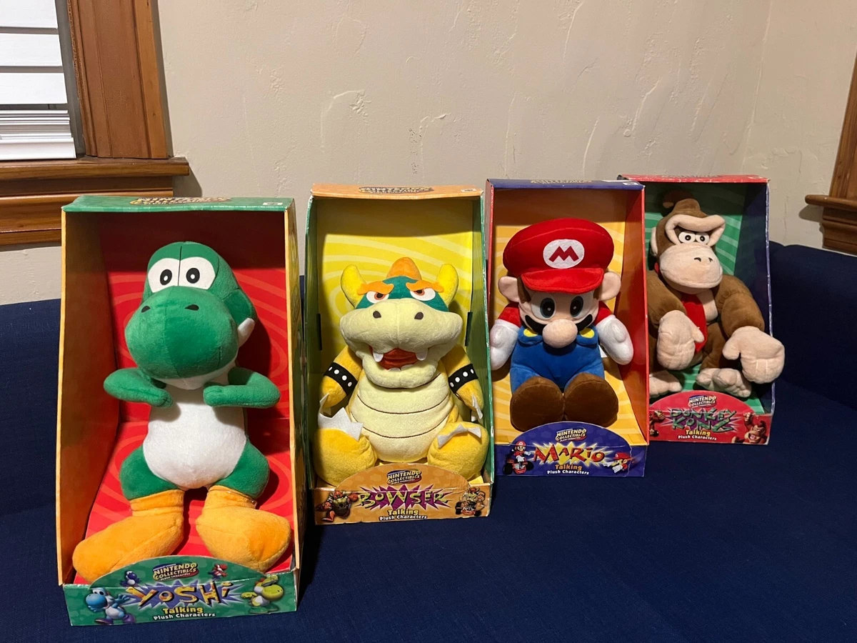 FULL SET Vintage BD A Super Mario Talking Plush Nintendo