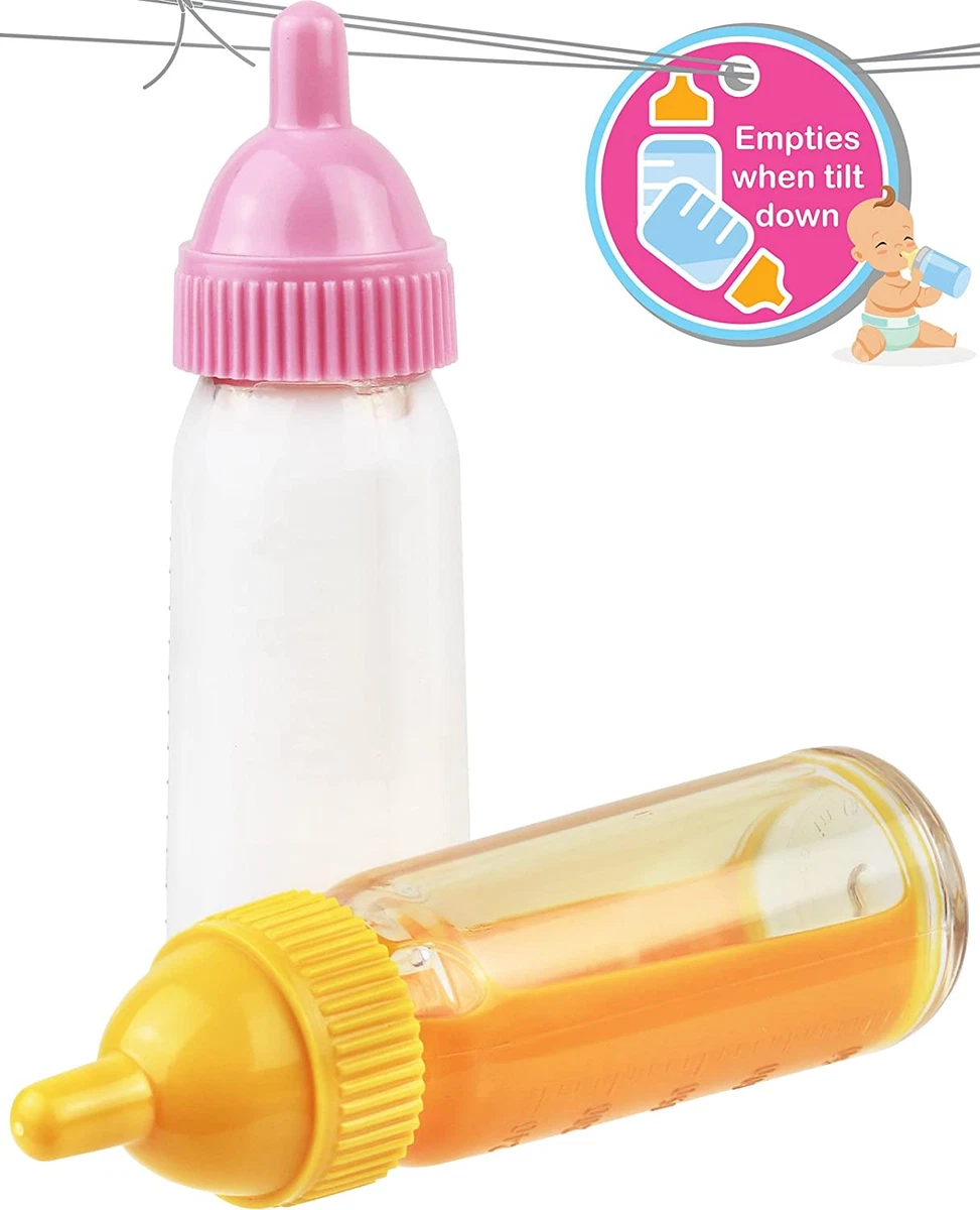 Magic Baby Bottle Toy Set Play Bottles with Disappearing Milk