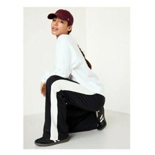 NEW Old Navy High Rise Straight Powersoft Coze Track Pants Black Navy M NWT