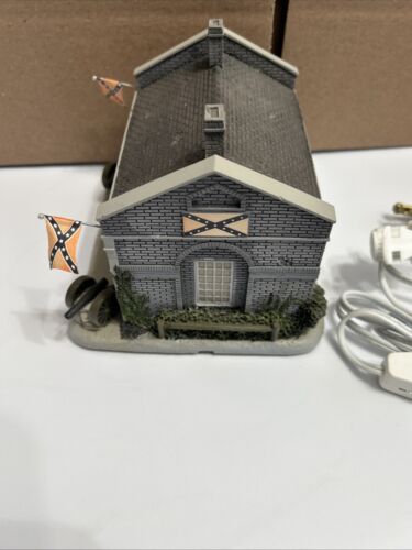Hawthorne Village Civil War Collection Confederate Armory W/ Light 2007 Retired - Bild 7 von 10