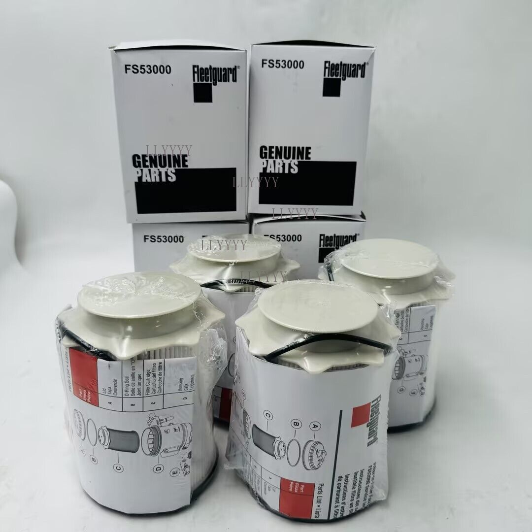 NEW 4Pcs FLEETGUARD FS53000 FUEL/WATER SEPERATOR FILTER CUMMINS 6.7L