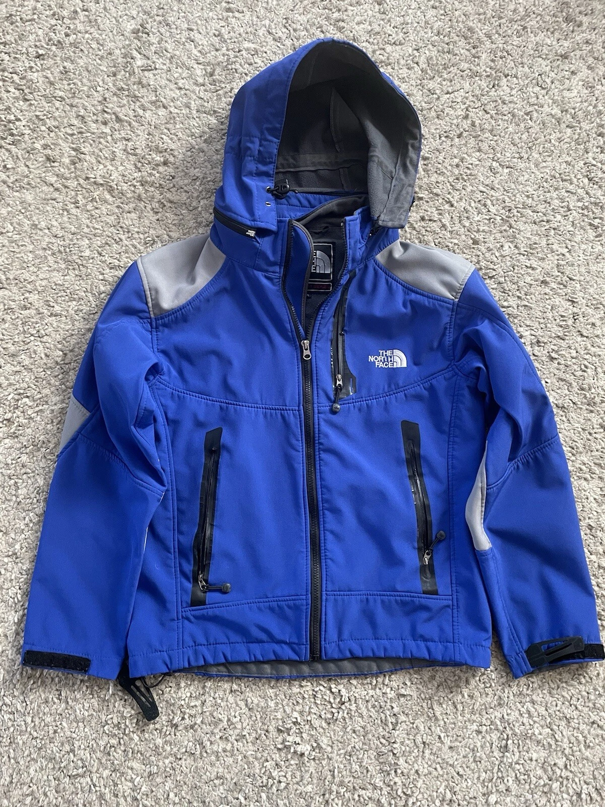 The North Face Two Tone Waterproof Jacket With Hood - Sz Small - Free Shipping