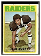 Gene Upshaw 1972 Topps #186 Oakland Raiders Hall of Fame | Rookie RC