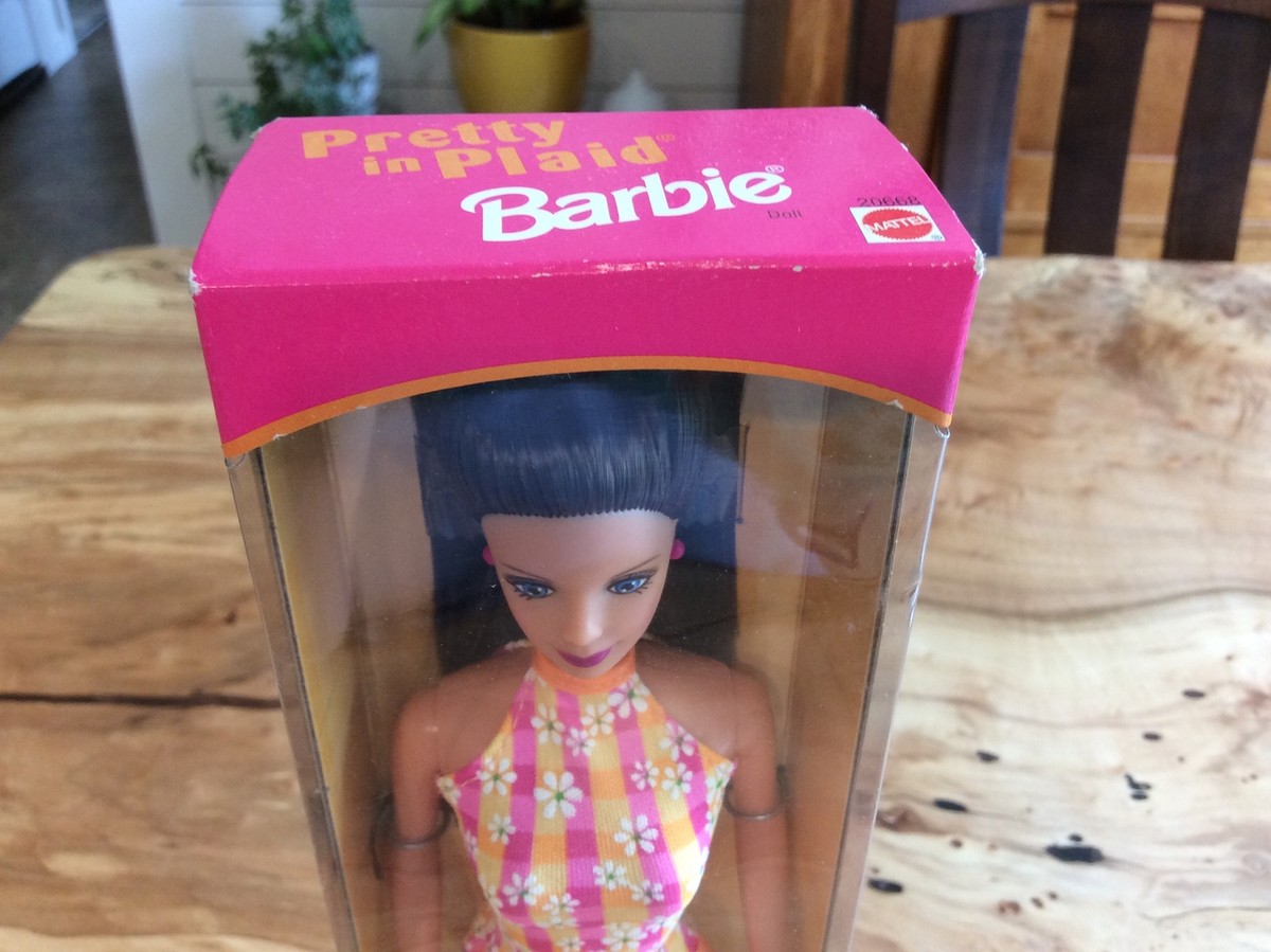 1998 PRETTY IN PLAID BARBIE 20668 - ORIGINAL BOX UNOPENED