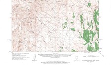 Gollaher Mountain Quadrangle Nevada 1961 Map Vintage USGS 15 Minute Topographic