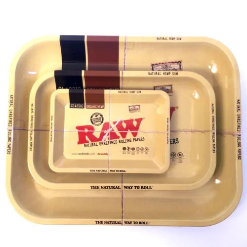 Raw Small Metal Rolling Tray