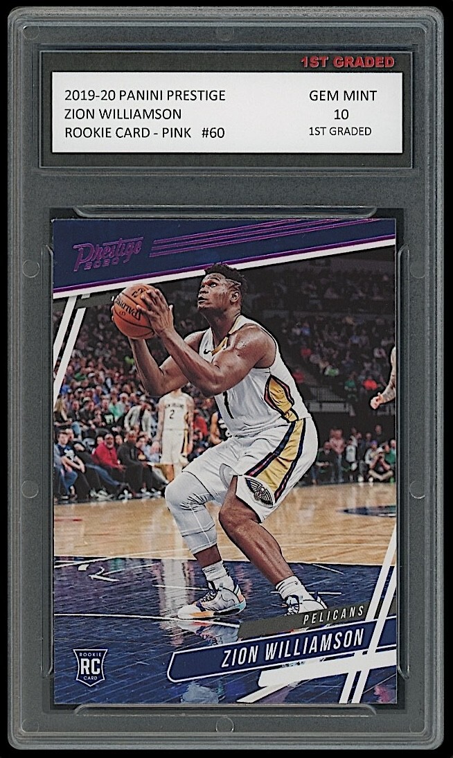 Zion Williamson 2019-20 Panini Prestige Pink 1st Graded 10 Rookie Card  Pelicans | eBay