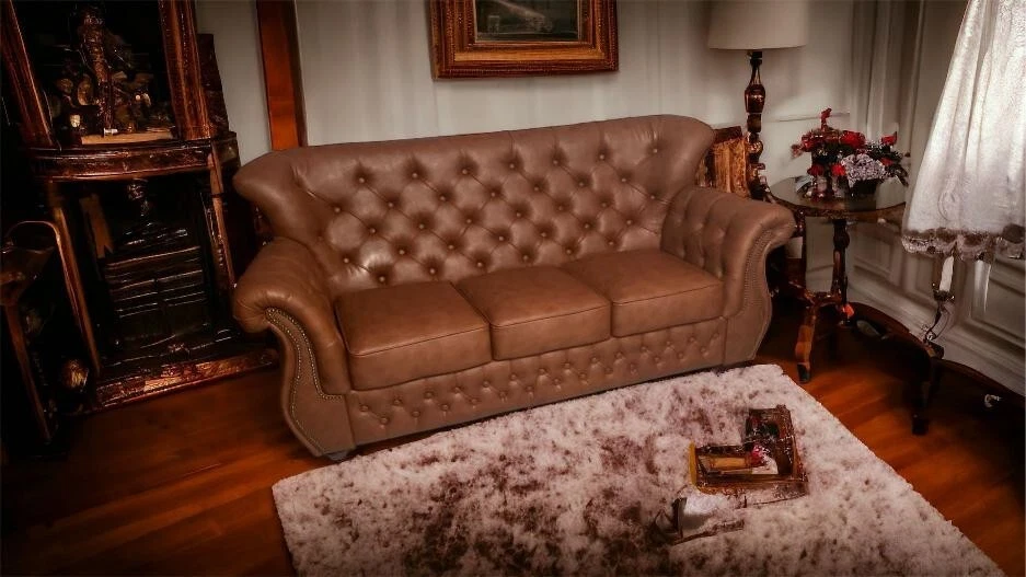 Chesterfield Set 3-2-1 HOWLAND Premium Leder A1SP1100 - Bild 4 von 4