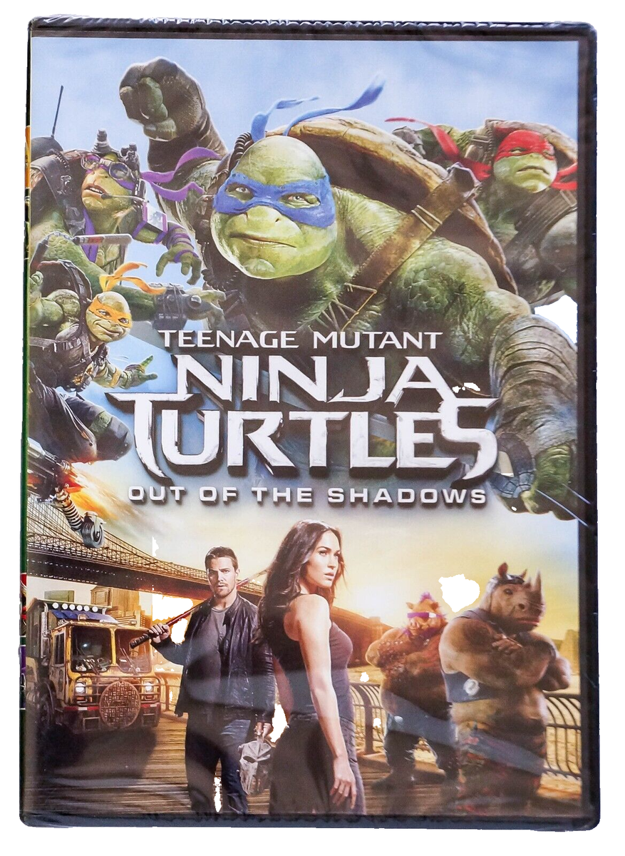 Teenage Mutant Ninja Turtles: Out of the Shadows (DVD, 2016) New