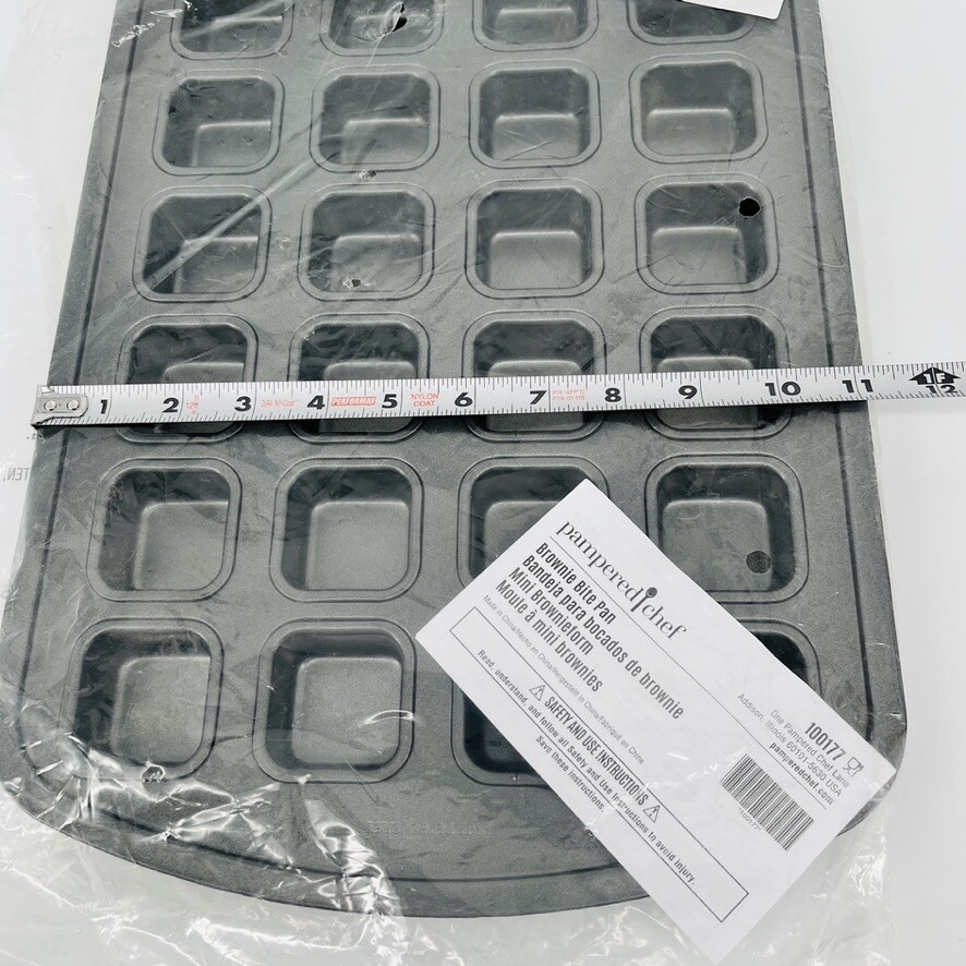 Pampered Chef Brownieform Pampered Chef Brownie Bite Nonstick Pan