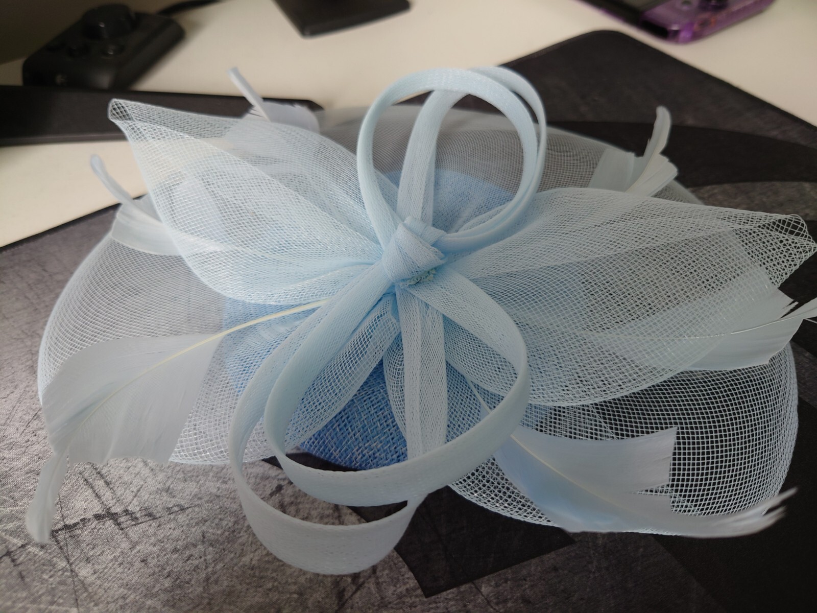 Light Blue Fascinator eBay