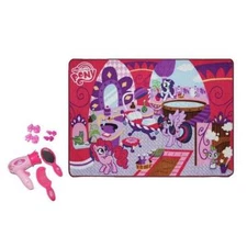 Play Mat Game Rug My Little Pony Pink 8 Piece Salon Set-size 31x44 NEW $50 