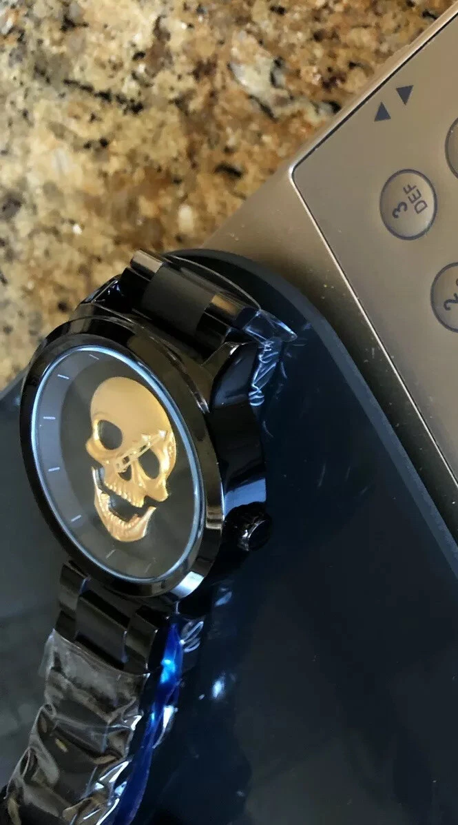 U.S. SELLER of This Original LIGE BRAND Luxury Skull Head Watch