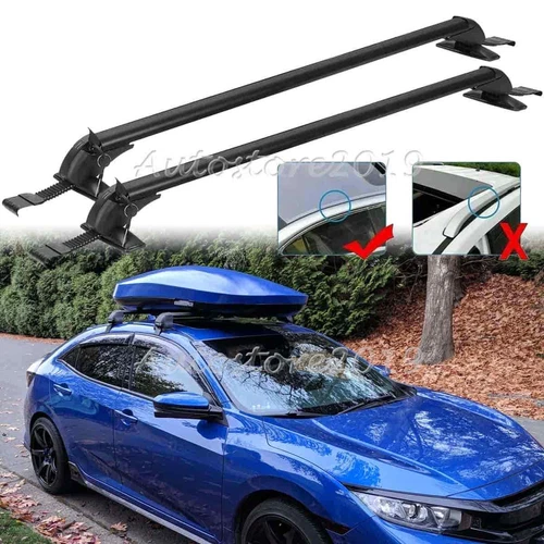 For Honda Civic 2012-2022 43.3'' Car Top Roof Rack Cross Bar Luggage Carrier AS