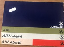 Autobianchi A 112 Brochure