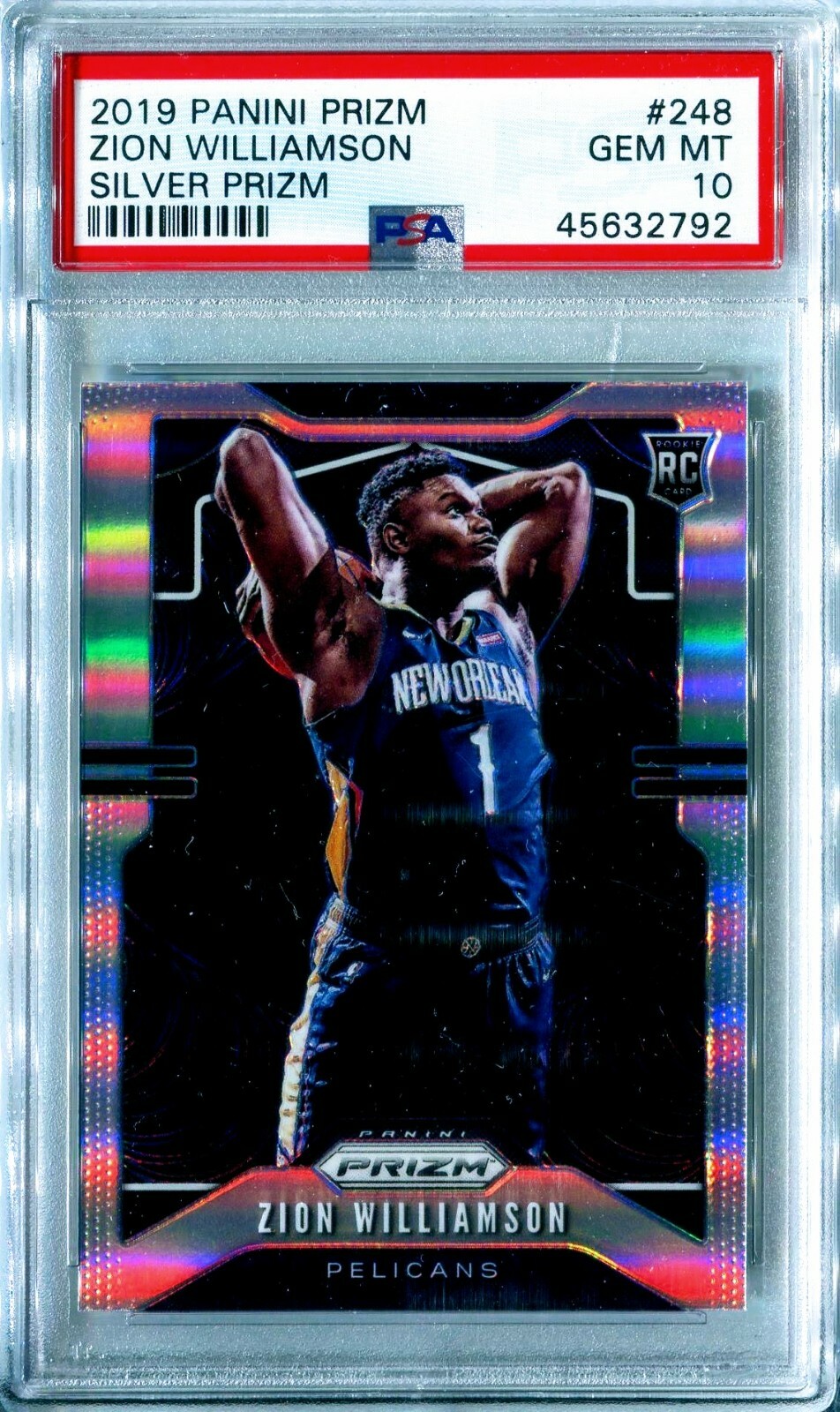 PSA10】Zion Williamson RC Silver 【公式通販】