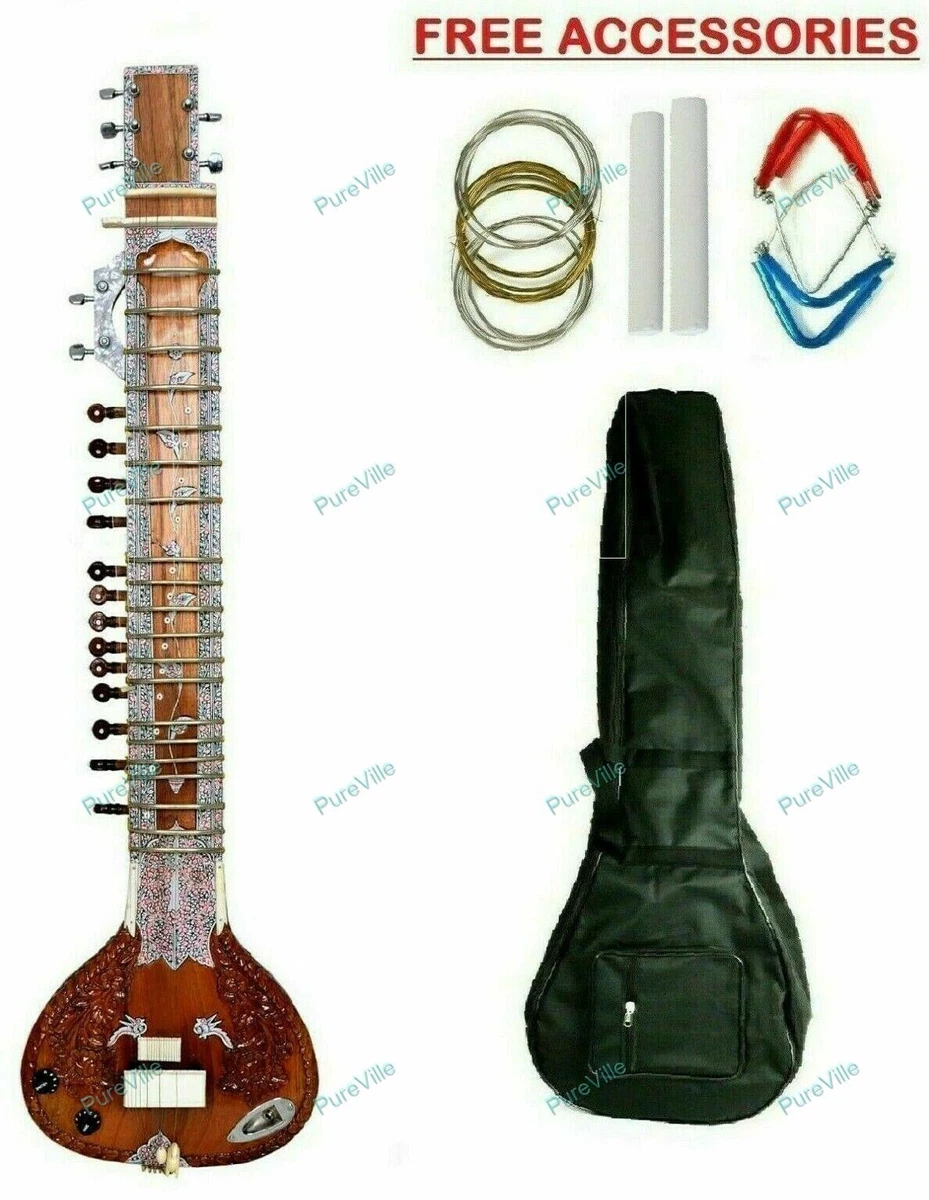 Electric Sitar Professional Indian Musical String Instrument Electric Sitar
