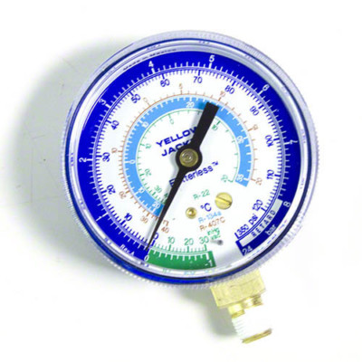 Yellow Jacket 49032 2 1/2'' Compound Gauge °C, bar/psi, R-22/134A/407C