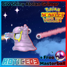 ✨Shiny Alolan Grimer 6IV✨ Pokemon Scarlet & Violet 🚀Fast🚀