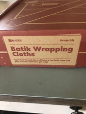 NEW Kiwi Co MAKER CRATE - Batik Wrapping Cloths- Arts / Crafts Paint Projects
