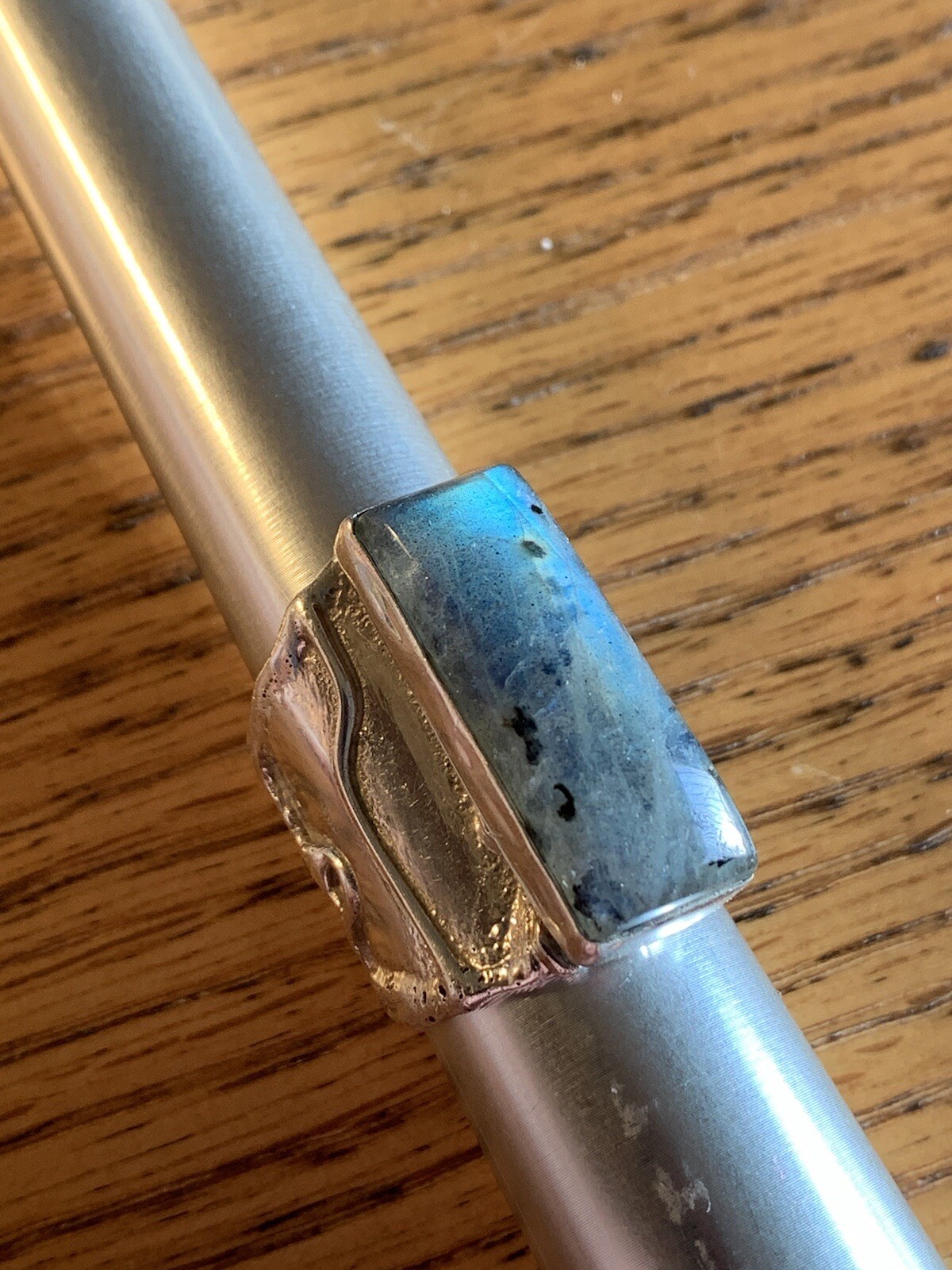 Stunning Statement Labradorite Ring, Handcrafted … - image 13