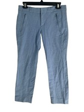 Banana Republic Sloan Skinny Stretch Blue Pants Woman Size 4 Petite